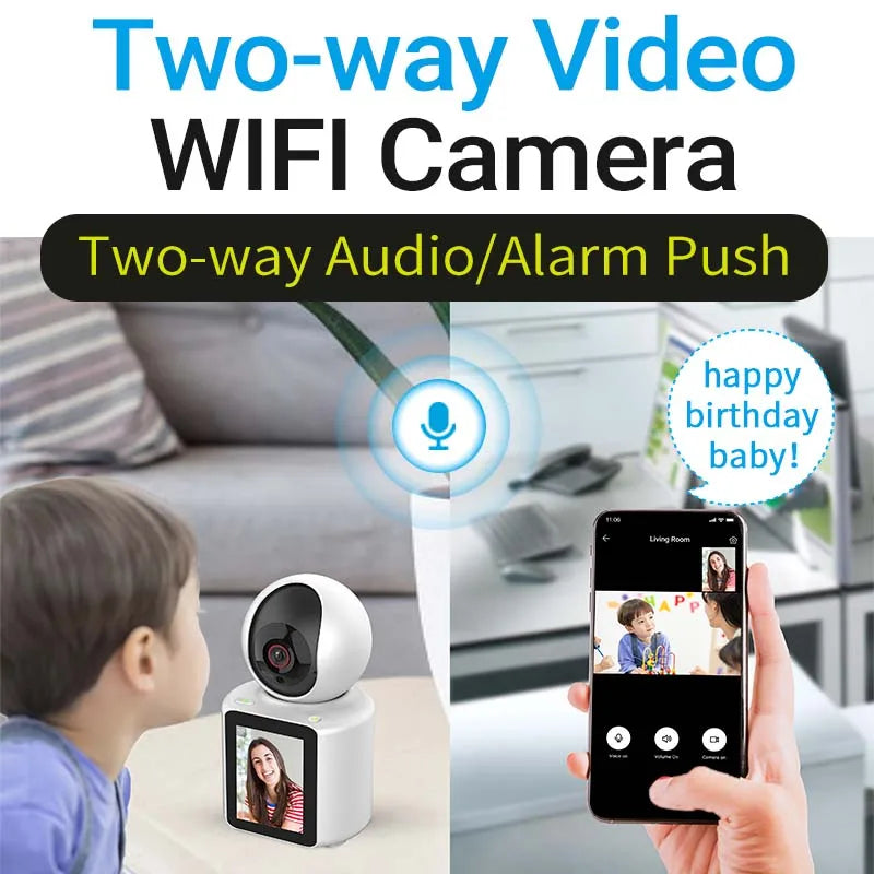 Video Calling WiFi Camera With Screen