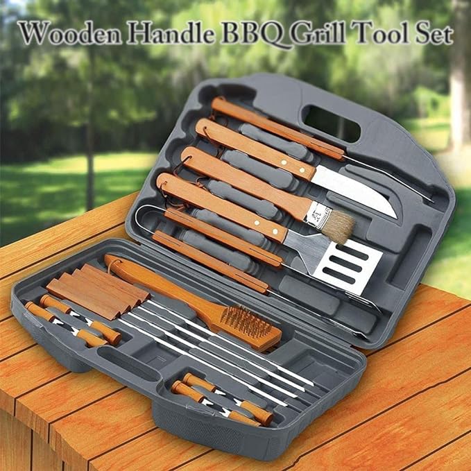 BBQ Wooden Handle Tools - CITI SOUQ